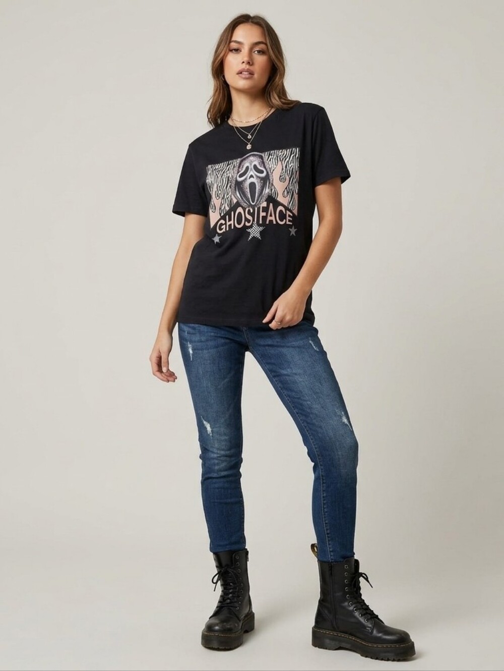 Jockey Black Ghostface Graphic Tee